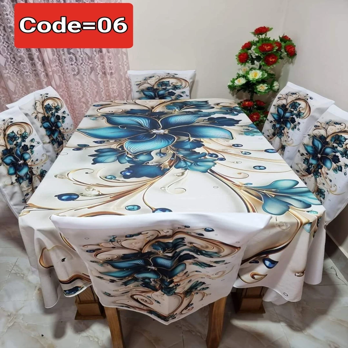 Dining table and chair cover code = 06