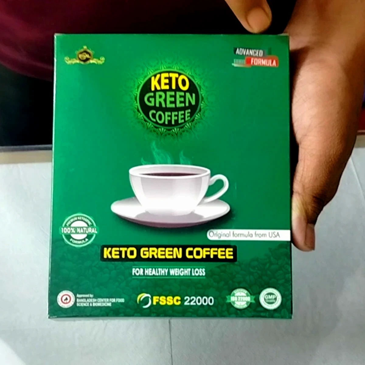 KETO GREEN COFFEE তিন মাসের কোর্স (3 packet)
