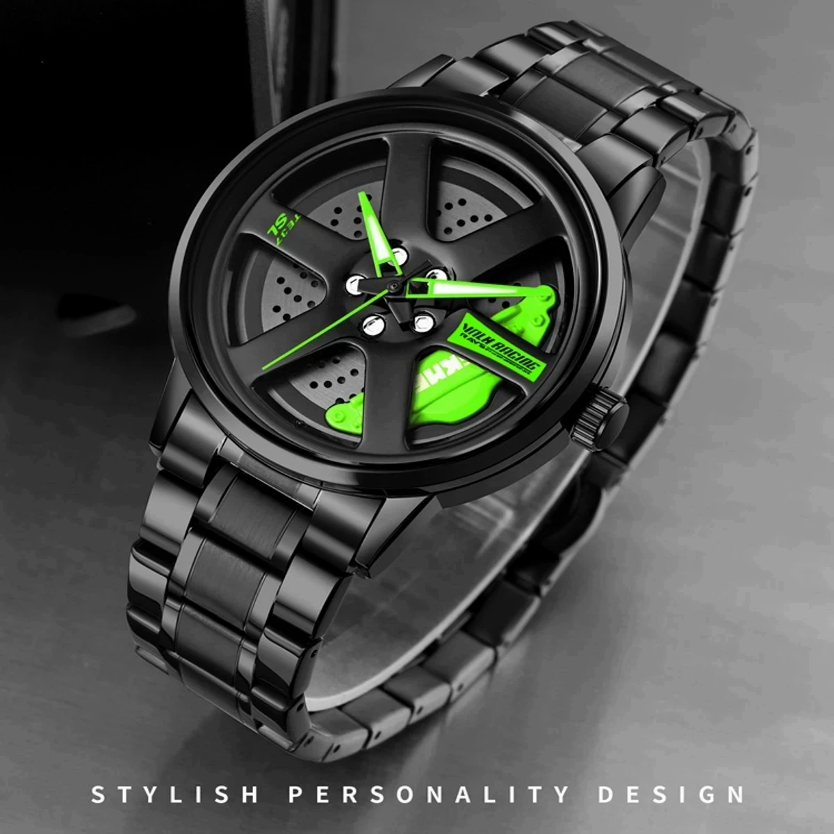 Skmei Rotation Wheel Stainless Steel Watch For Men