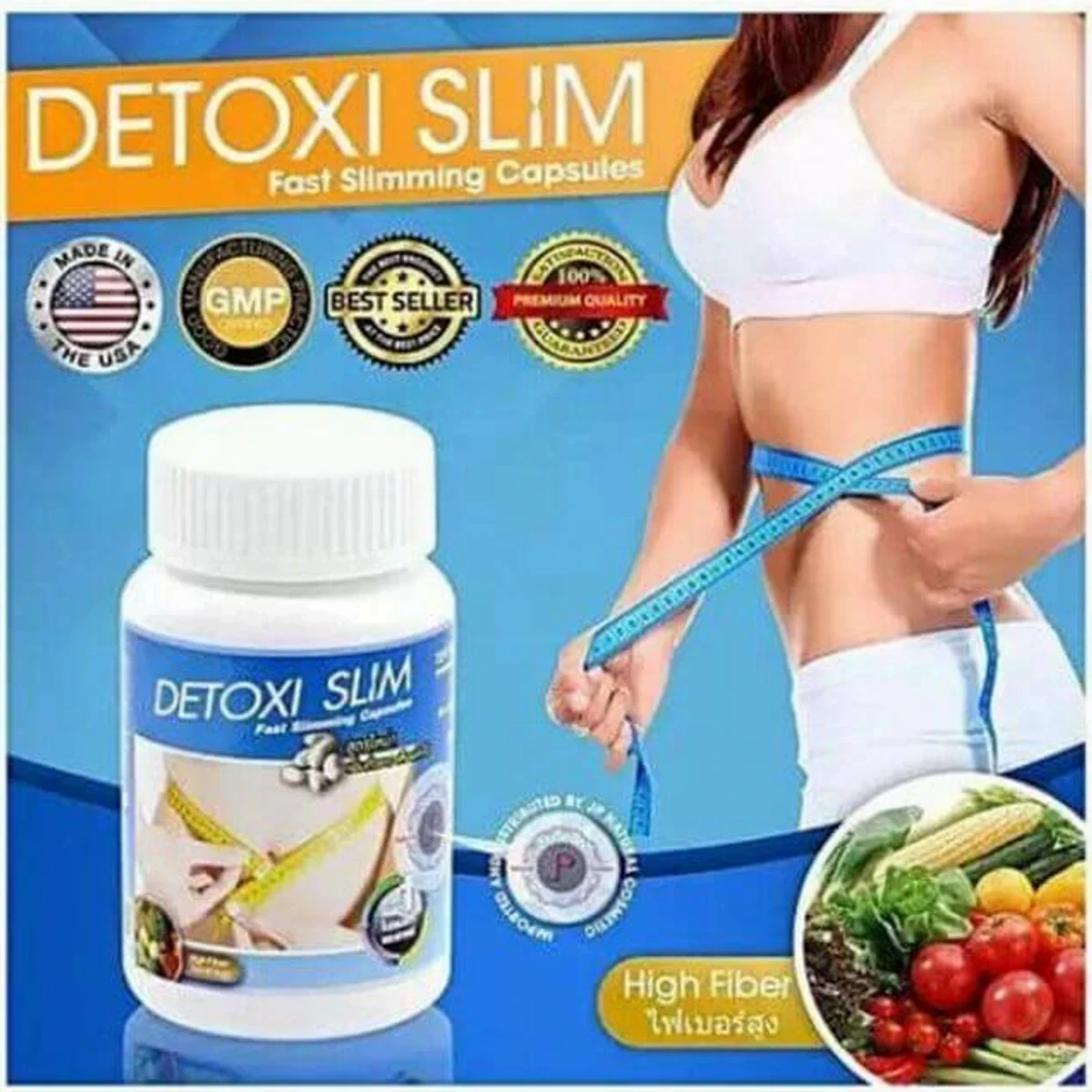 100% ORIGINAL DETOXI SLIM 1 pis