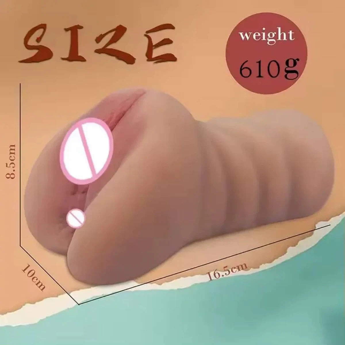 Big Aircraft Cup Realistic Deep holes Male Masturbator Silicone Sex Toys For Men Artificial Vagina Anal Mouth Adult Sex Products
